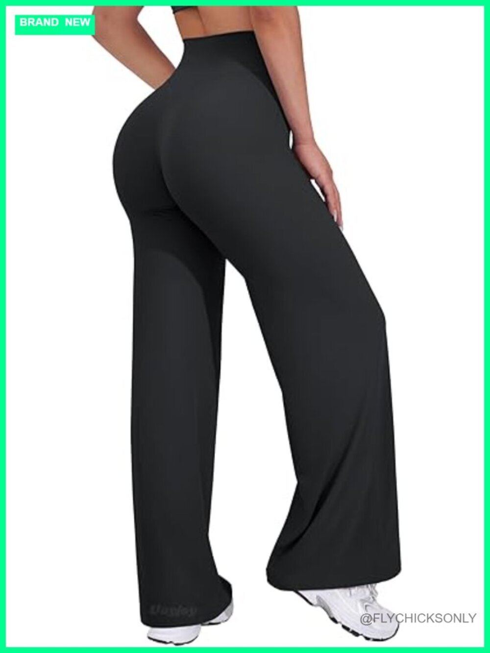 High Waist Wide Leg Pants Yoga Joggers 29"-35" Inseam Stretch Casual